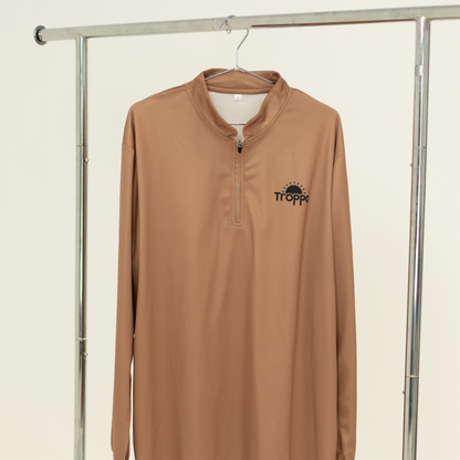 Lightweight UPF 50+ Sun Shirt – Women & Men - Troppo - Sandstorm Brown