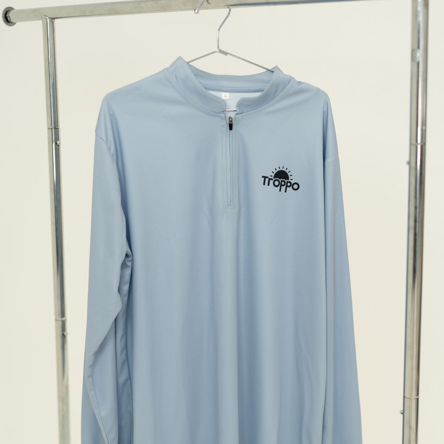 Lightweight UPF 50+ Sun Shirt – Women & Men - Sky Blue | Troppo