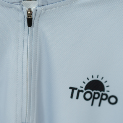 Lightweight UPF 50+ Sun Shirt – Women & Men - Sky Blue | Troppo